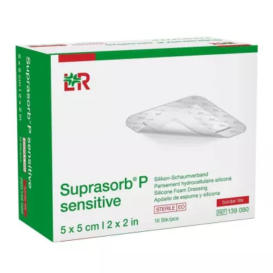 Suprasorb P sensitiv PU-Schaumv.bor.lite 5x5cm, 10 st
