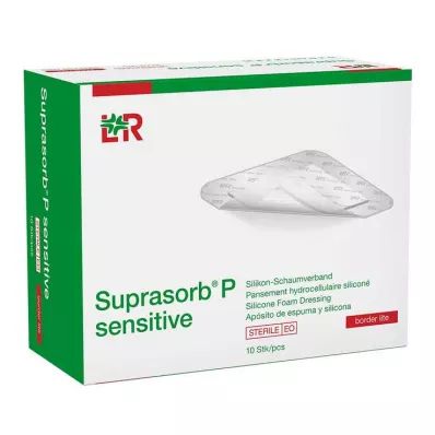 Suprasorb P sensitive PU-Schaumv.bor.lite 10x10cm, 10 st Suprasorb P sensitive PU-Schaumv.bor.lite 10x10cm, 10 st