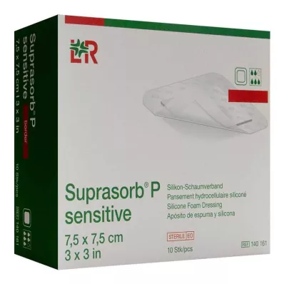 SUPRASORB P känslig PU-Schaumv.bor.lite 7,5x7,5, 10 st SUPRASORB P känslig PU-Schaumv.bor.lite 7,5x7,5, 10 st
