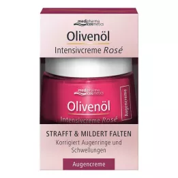 OLIVENÖL INTENSIVCREME Ögonkräm med ros, 15 ml