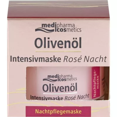 OLIVENÖL INTENSIVMASKE Nattkräm med rosor, 50 ml