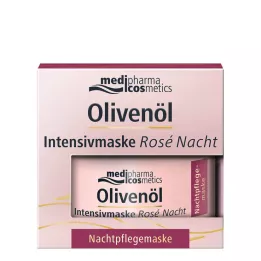 OLIVENÖL INTENSIVMASKE Nattkräm med rosor, 50 ml