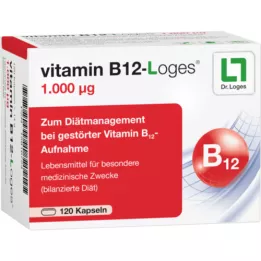 VITAMIN B12-LOGES 1 000 μg kapslar, 120 st