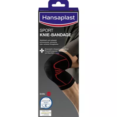 HANSAPLAST Sportknäbandage storlek M, 1 st