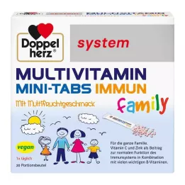 DOPPELHERZ Multivitamin Mini-Tabs familjesystem, 20 st