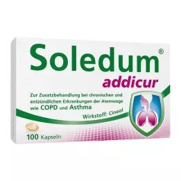 SOLEDUM Addicur 200 mg enterokapslade mjuka kapslar, 100 st