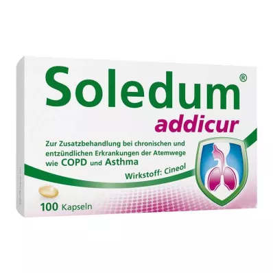 SOLEDUM Addicur 200 mg enterokapslade mjuka kapslar, 100 st