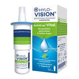 Hylo-Vision® Safedrop® Vital ögondroppar, 10 ml