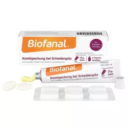 BIOFANAL Kombinationsförpackning för vaginal mykos, Vagtab + salva, 1 p