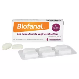 BIOFANAL för vaginal mykos 100 000 I.E. vaginaltablett, 6 st