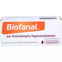 BIOFANAL för vaginal mykos 100 000 I.E. vaginaltablett, 12 st