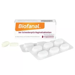 BIOFANAL för vaginal mykos 100 000 I.E. vaginaltablett, 12 st