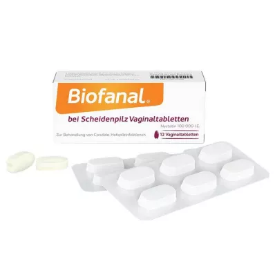 Biofanal® för vaginal trast vaginaltabletter, 12 st