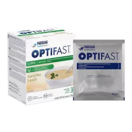 Optifast hemsoppa potatis-purjolökspulver, 8x55 g