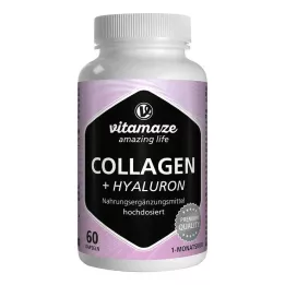 COLLAGEN 300 mg+Hyaluron 100 mg högdos kapslar, 60 st
