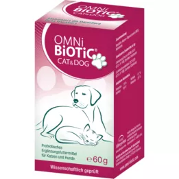 OMNI BiOTiC Cat &amp; Hundpulver, 60 g