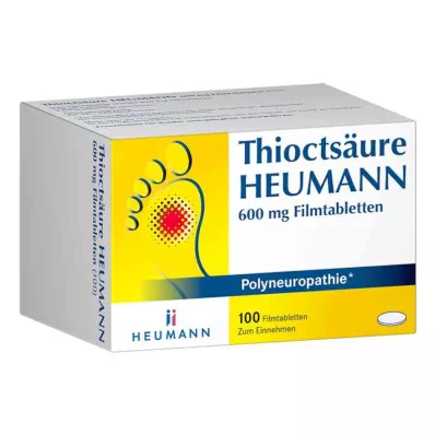 THIOCTSÄURE HEUMANN 600 mg filmdragerade tabletter, 100 st