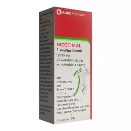 NICOTIN AL 1 mg/spray puffspray för applicering i munhålan, 1 st