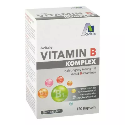VITAMIN B KOMPLEX kapslar, 120 st