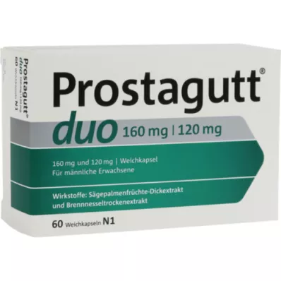 PROSTAGUTT duo 160 mg/120 mg mjuka kapslar, 60 st