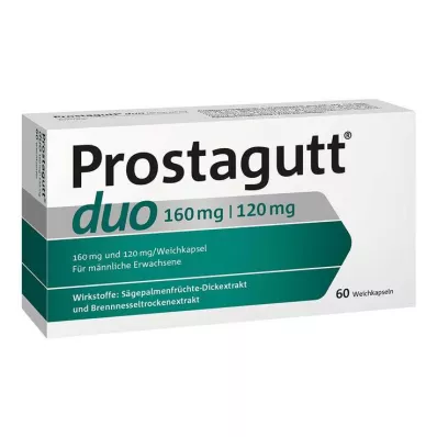 Prostagutt duo 160 mg/120 mg mjuka kapslar, 60 st Prostagutt duo 160 mg/120 mg mjuka kapslar, 60 st