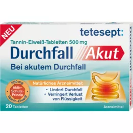 TETESEPT Diarré akut tabletter, 20 kapslar