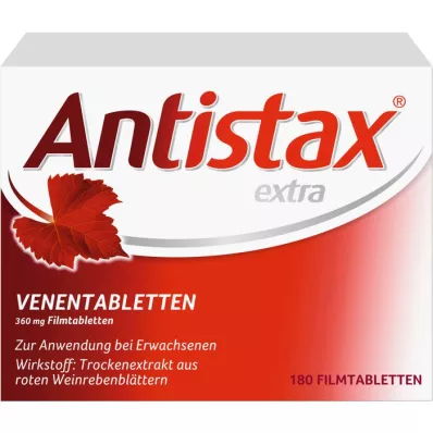 ANTISTAX tabletter för extra vener, 180 st