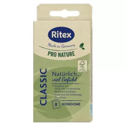 RITEX PRO NATURE CLASSIC Kondomer, 8 st