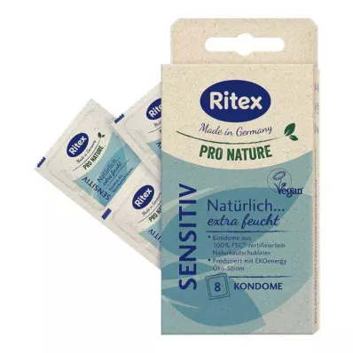 RITEX PRO NATURE SENSITIV Kondomer, 8 st RITEX PRO NATURE SENSITIV Kondomer, 8 st