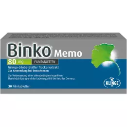 BINKO Memo 80 mg filmdragerade tabletter, 30 st