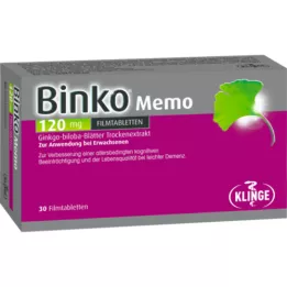 BINKO Memo 120 mg filmdragerade tabletter, 30 st