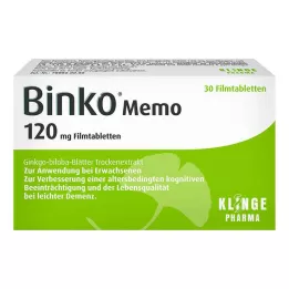 BINKO Memo 120 mg filmdragerade tabletter, 30 st