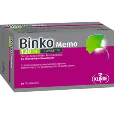BINKO Memo 120 mg filmdragerade tabletter, 60 st