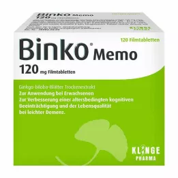 BINKO Memo 120 mg filmdragerade tabletter, 120 st