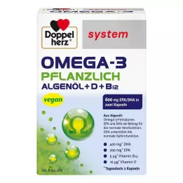 DOPPELHERZ Omega-3 vegetabiliska systemkapslar, 120 st