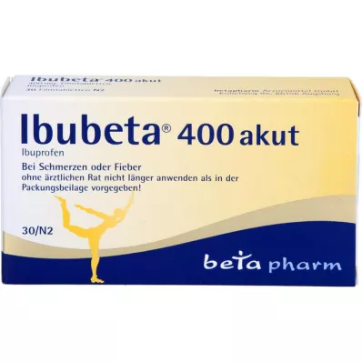 IBUBETA 400 akuta filmdragerade tabletter, 30 st