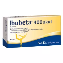 IBUBETA 400 akuta filmdragerade tabletter, 30 st