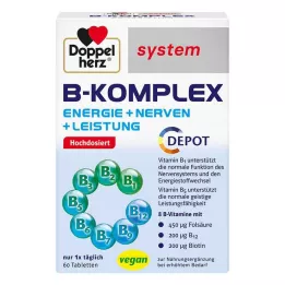 DOPPELHERZ B-komplex systemtabletter, 60 st