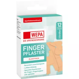 WEPA Fingerlappar mix 3 storlekar, 12 st