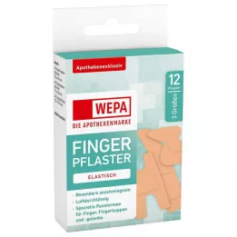 WEPA Fingerlappar mix 3 storlekar, 12 st