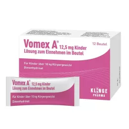 VOMEX A 12,5 mg oral lösning för barn i dospåse, 12 st