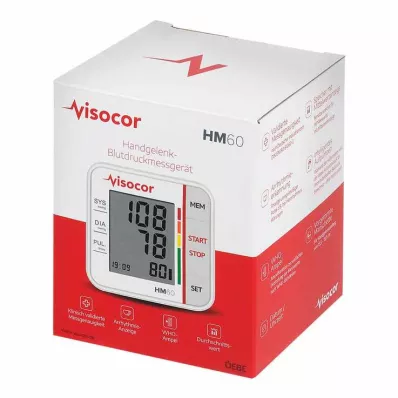 VISOCOR Blodtrycksmätare för handled HM60, 1 st VISOCOR Blodtrycksmätare för handled HM60, 1 st