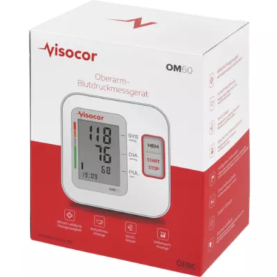 VISOCOR Blodtrycksmätare för överarm OM60, 1 st
