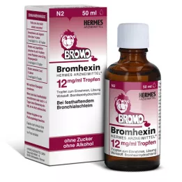 BROMHEXIN Hermes Arzneimittel 12 mg/ml droppar, 50 ml