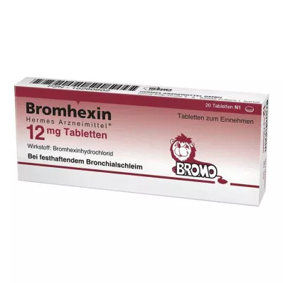 Bromhexin HERMES Medicines® 12 mg tabletter, 20 st