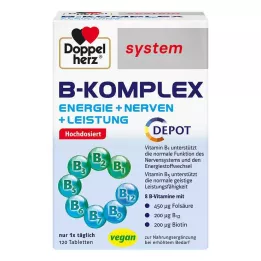 DOPPELHERZ B-komplex systemtabletter, 120 st