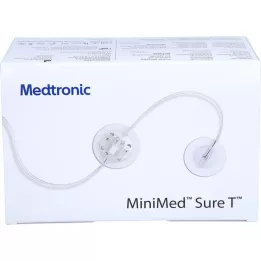 MINIMED Sure-T 6 mm 80 cm infusionsset, 10 st