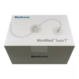MINIMED Sure-T 10 mm 80 cm infusionsset, 10 st
