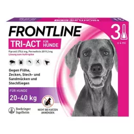 FRONTLINE Tri-Act Drop-on-lösning för hundar 20-40 kg, 3 st