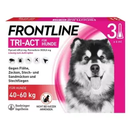 FRONTLINE Tri-Act Drop-on-lösning för hundar 40-60 kg, 3 st